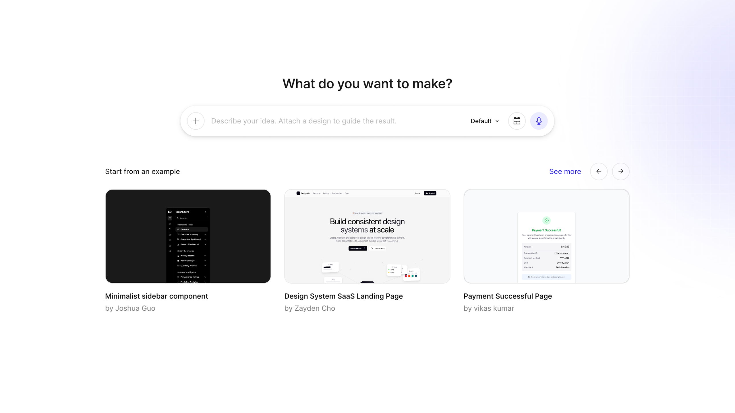 Figma Make interface